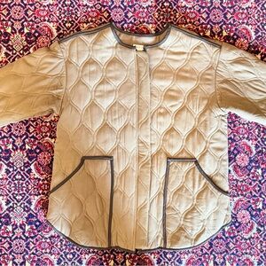 Quilted Olive Green Jacket